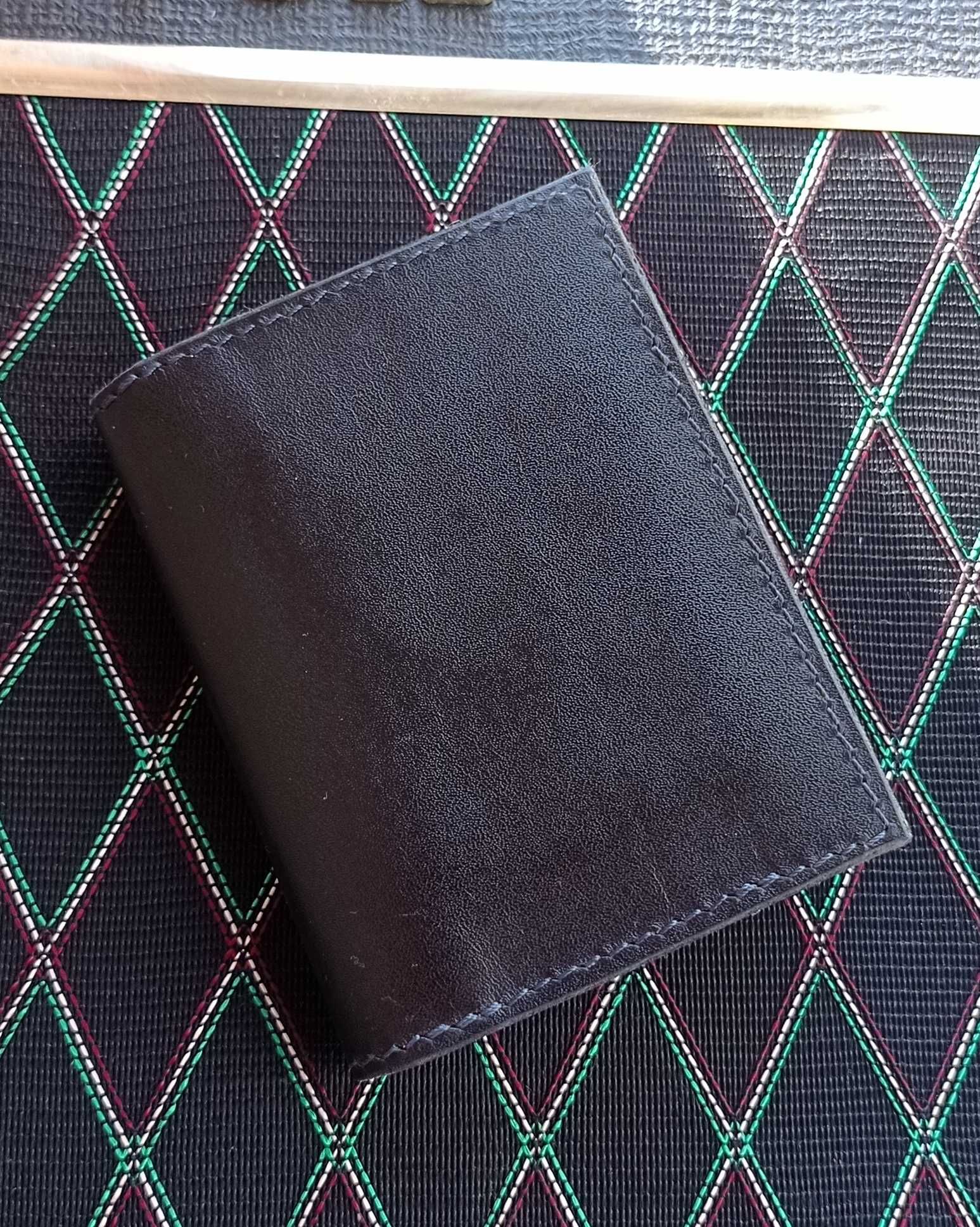 Кожаный кошелёк портмоне бумажник. Картхолдер. Ручная работа. Handmade