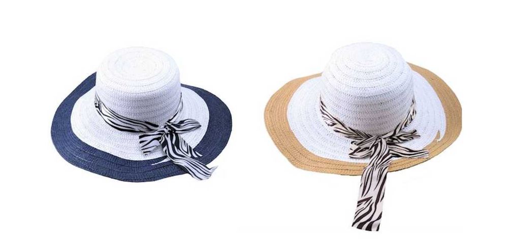 Kapelusz klasyczny 18 x 40 cm ROZMIAR 56 LATO PLAŻA ogród 1 szt mix