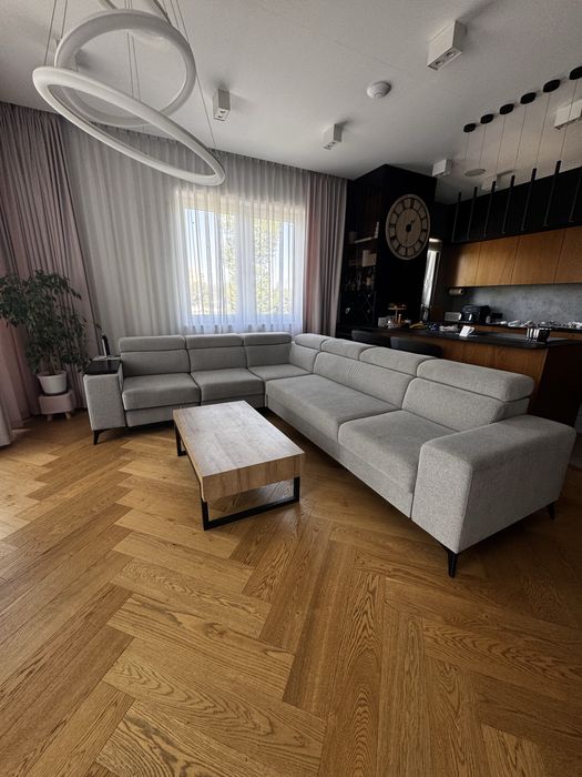 Sofa narozna rozkladana z funkcja relax