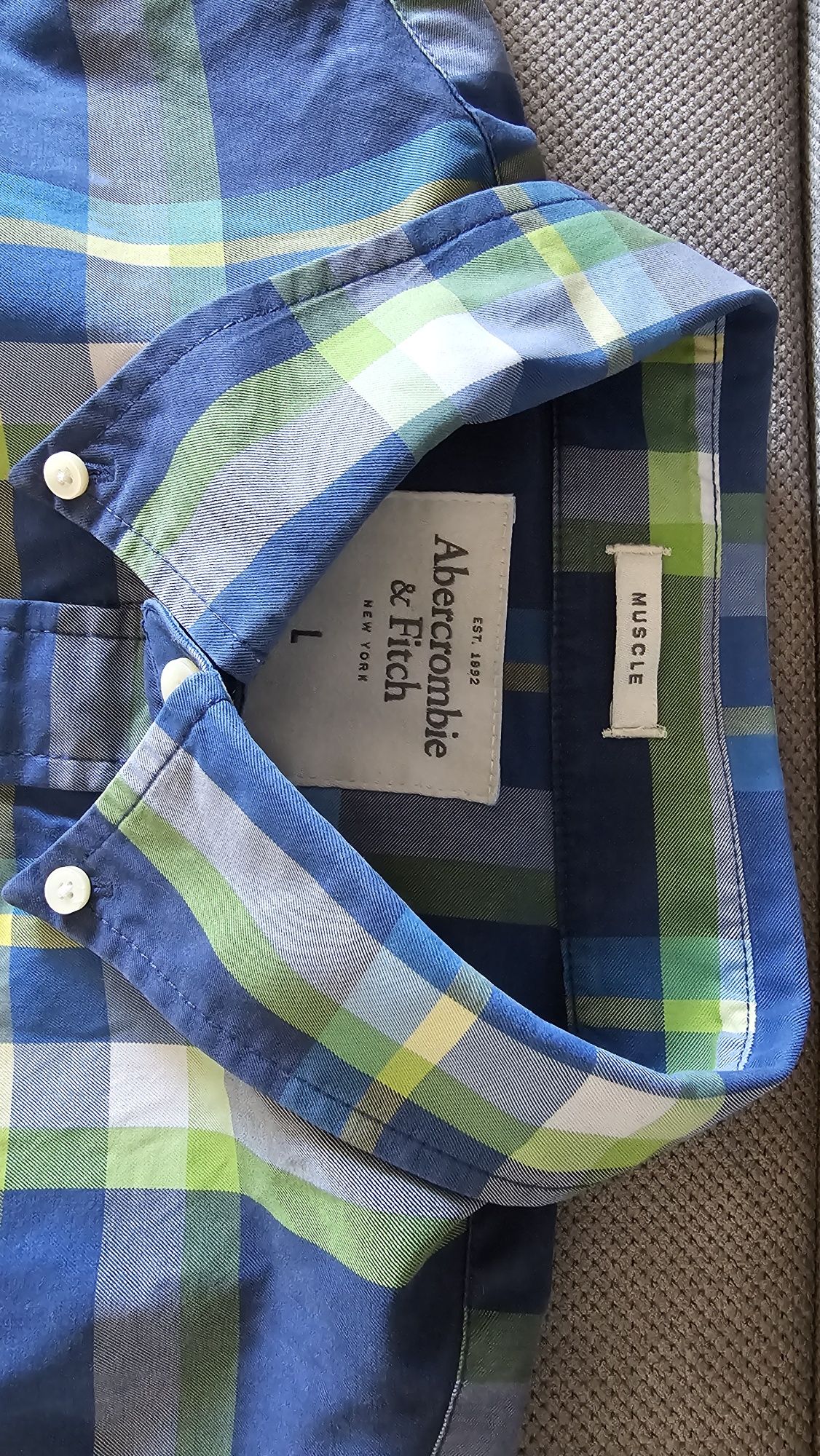 Męska koszula Abercrombie & Fitch oryginalna rozmiar L