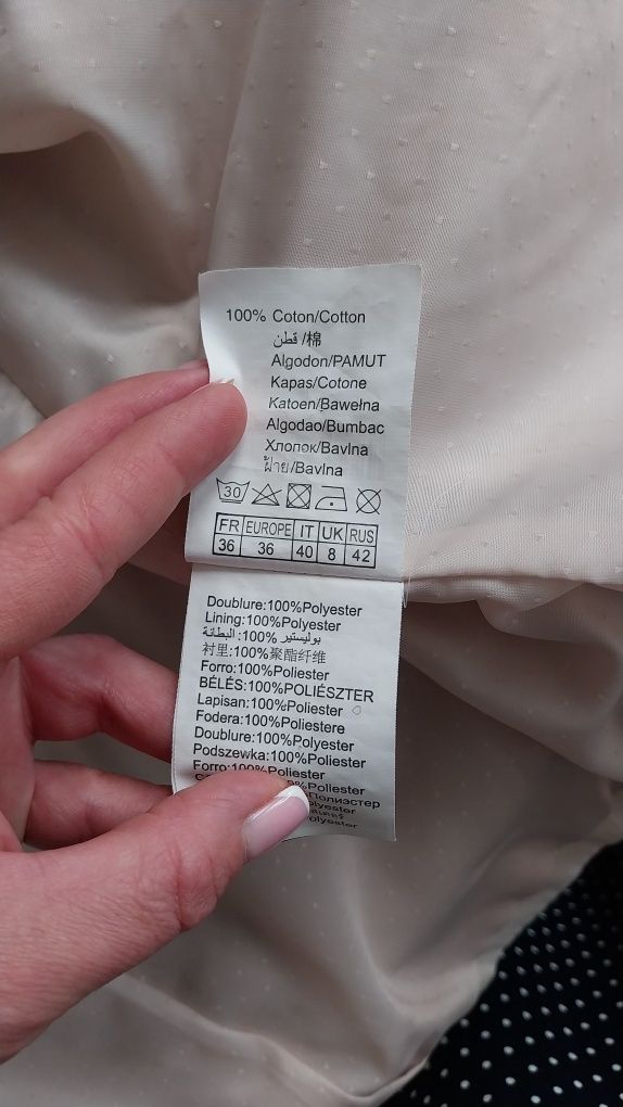 Marynarka_żakiet ecru Camaïeu rozm. 36