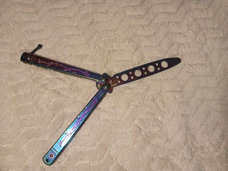 Nóż motylkowy treningowy