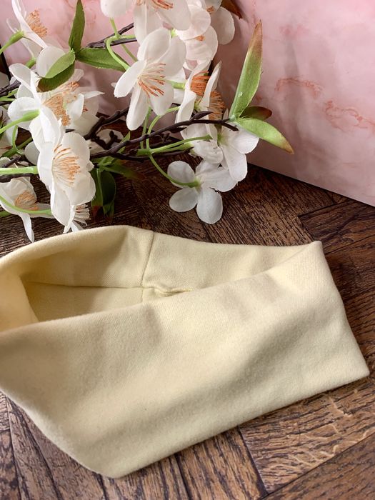 Opaska materiałowa kremowa