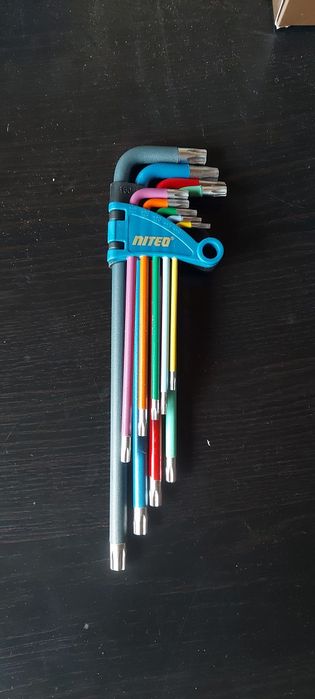 Zestaw kluczy imbusowych + Zestaw kluczy TORX Niteo