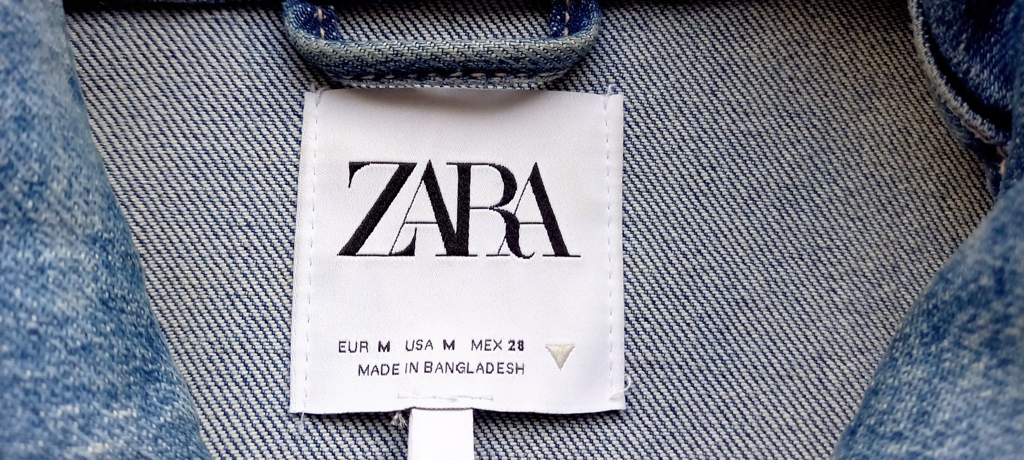 Zara, damska kurtka jeansowa, roz. M