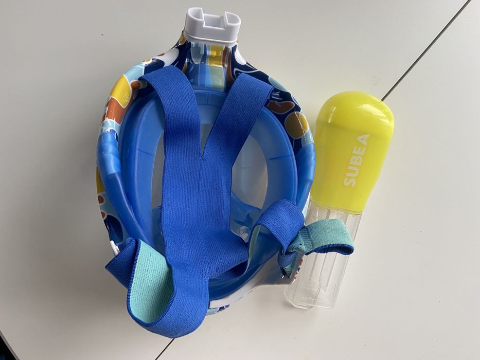 Maska do nurkowania snorkelingu Decathlon Easybreath XS 6-10 lat