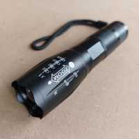 Ліхтарик світлодіодний із зумом (5 режимів, живлення 3хAAA або 18650)
