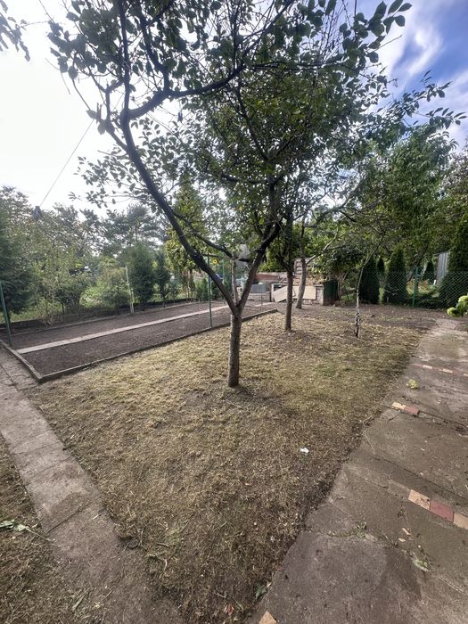 Działka z murowanym domem ROD Aster Łódź