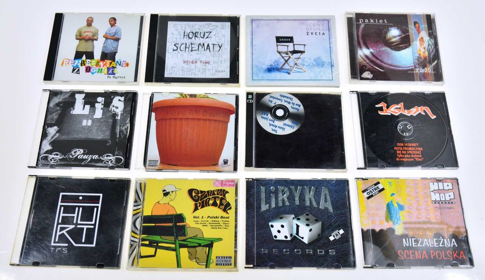 42 płyty CD: polski rap hip-hop - Liroy OSTR Nagły Atak Slums Attack