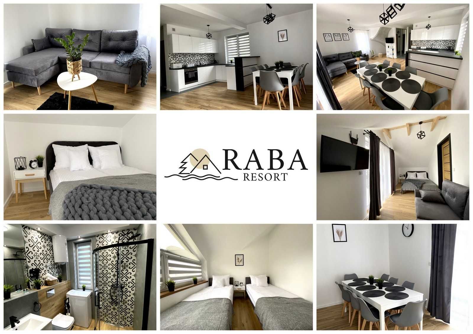 RABA RESORT Domki 4-8 os WAKACJE  GDÓW k/Wieliczka Kraków