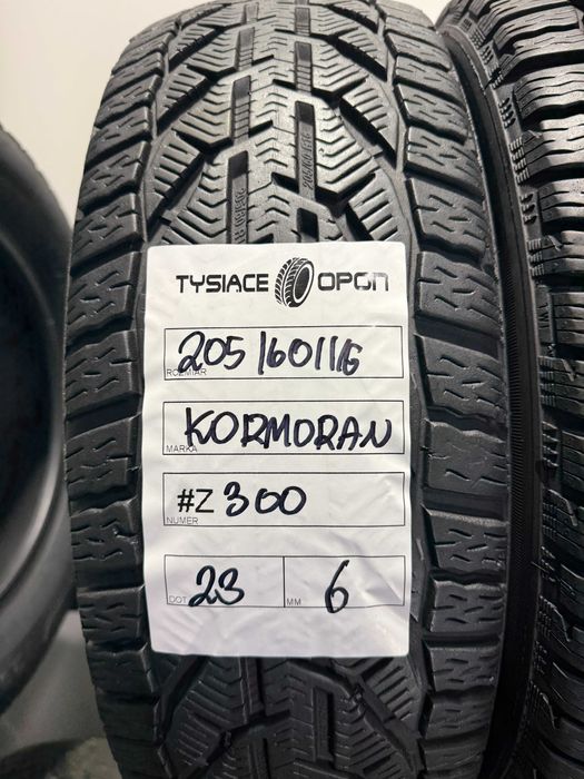 Opony Zimowe 205/60/16 Kormoran Snow Komplet #Z300