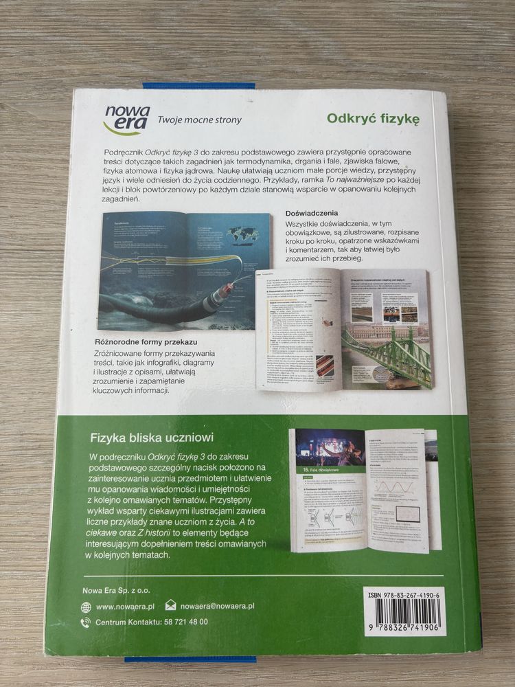 Odkryć fizykę 3 zakres podstawowy nowa era