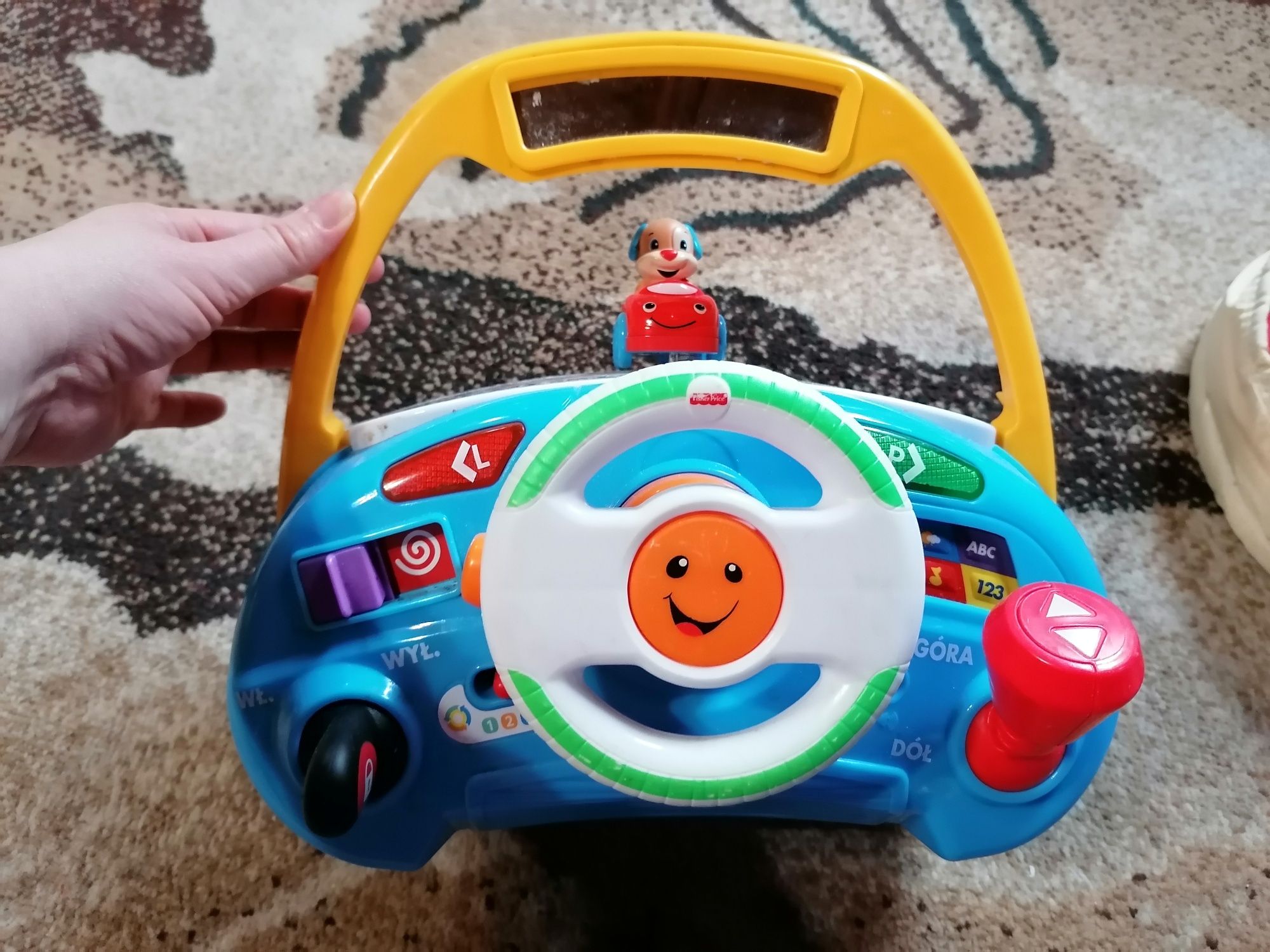 Kierownica szczeniaczka Fisher Price Stan bardzo dobry