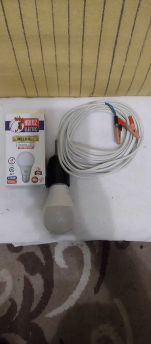 Освещение от аккумулятора c 12 - 24 v.