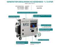 Generator dieslowski KS 9200HDES-1/3 ATSR (EURO V) Promocja