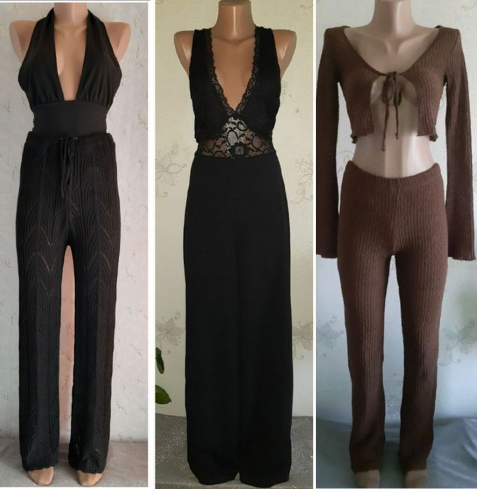 Комбинезон черный,коричневый