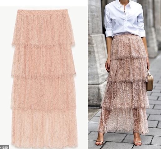 spódnica zara blog