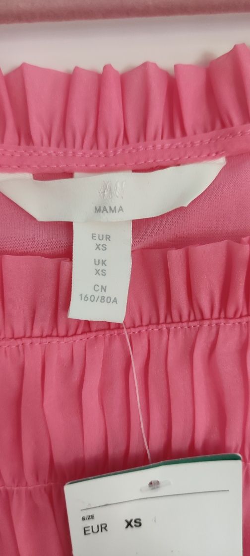 Nowa sukienka ciążowa z organzy H&M