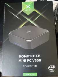 Міні комп'ютер Vinga V500 (4 ядра, 8 RAM, 128 SSD, 256 HDD)