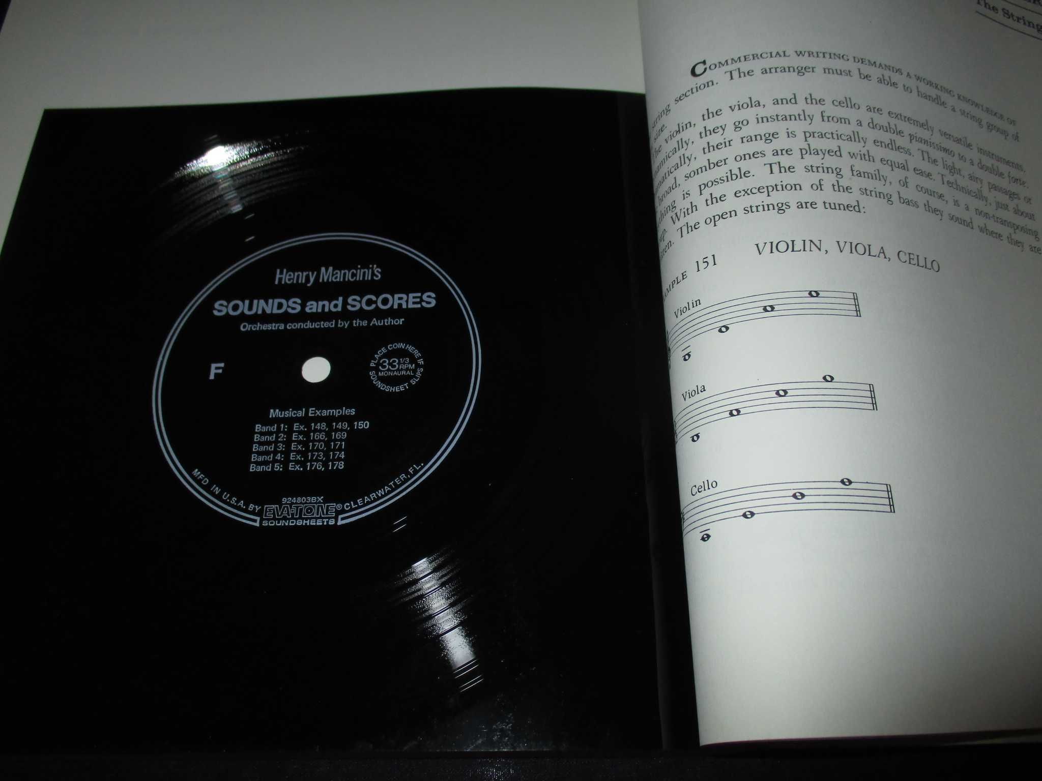 Livro Sounds & Scores Henry Mancini com vinil Orquestração