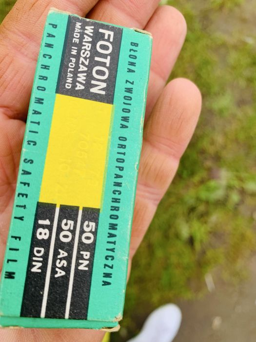 Fotopan film z lat 70 120 nieuzywany PRL