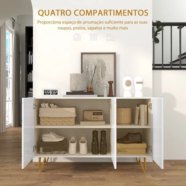 Aparador para Sala - Aparador de Entrada com 3 Portas