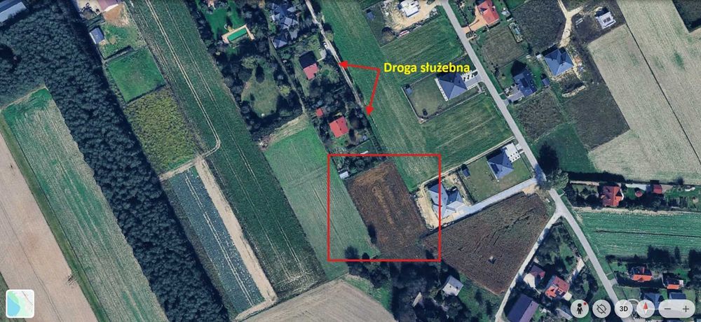 Sprzedam działkę Krężnica Jara województwo lubelskie - 0,2593 ha