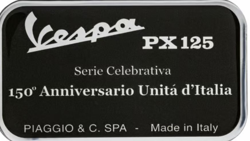 Vespa Px 125 comemorativa