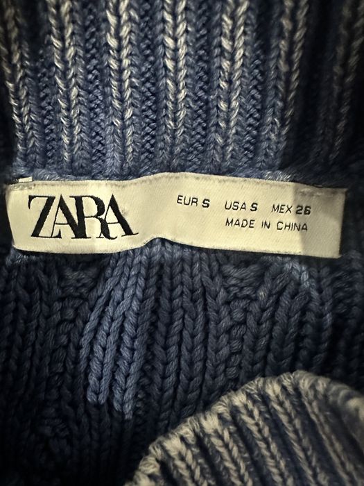 Жилет zara безрукавка жилетка вязаный котоновый гольф кофта свитер