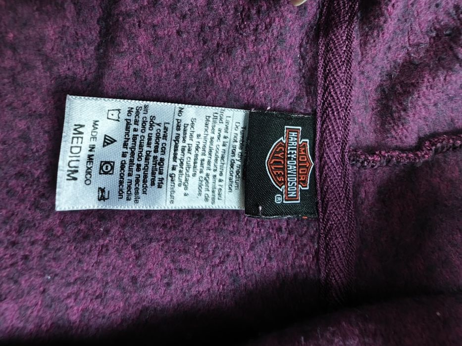 Жіноча кофта на замку, худі, зіпка Harley Davidson, розмір М