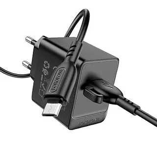 Зарядний пристрій із швидкою зарядкою QC3.0 BOROFONE BAS12A |MicroUSB|