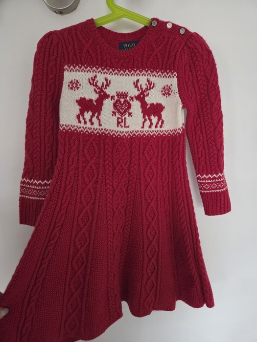 Zimowa sukienka Ralph Lauren