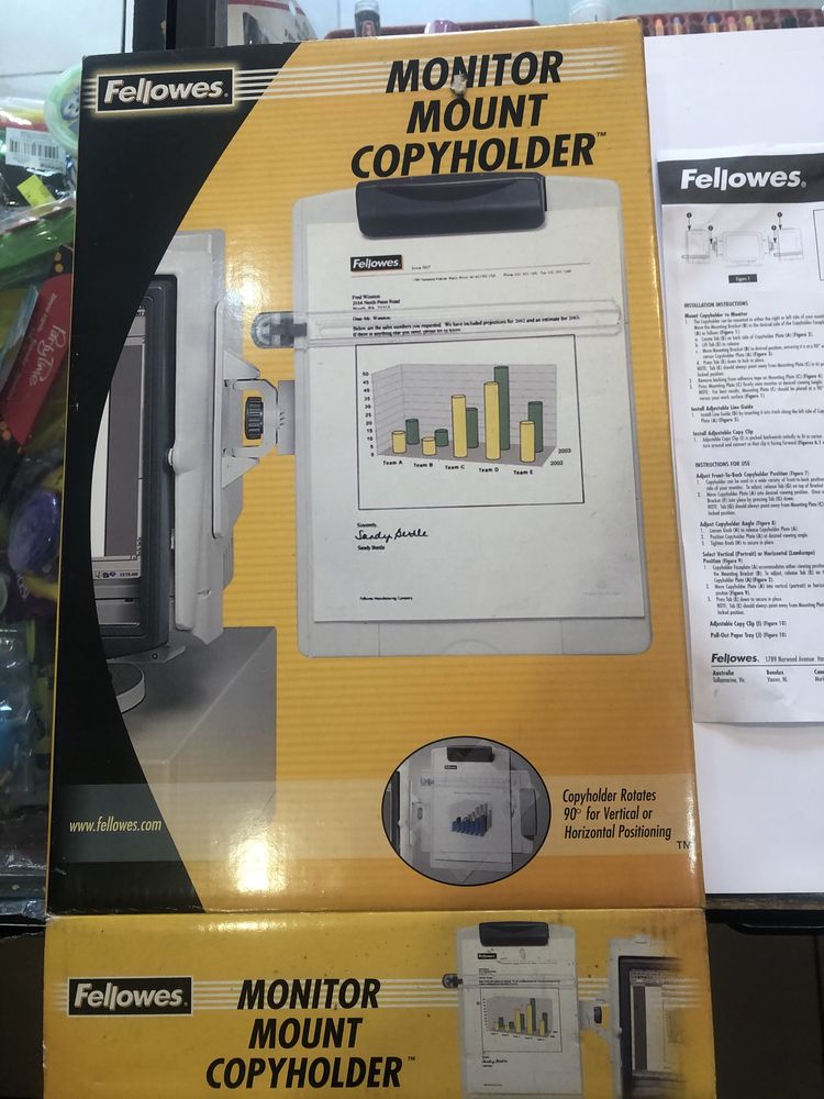 Uchwyt do monitora Fellowes A4