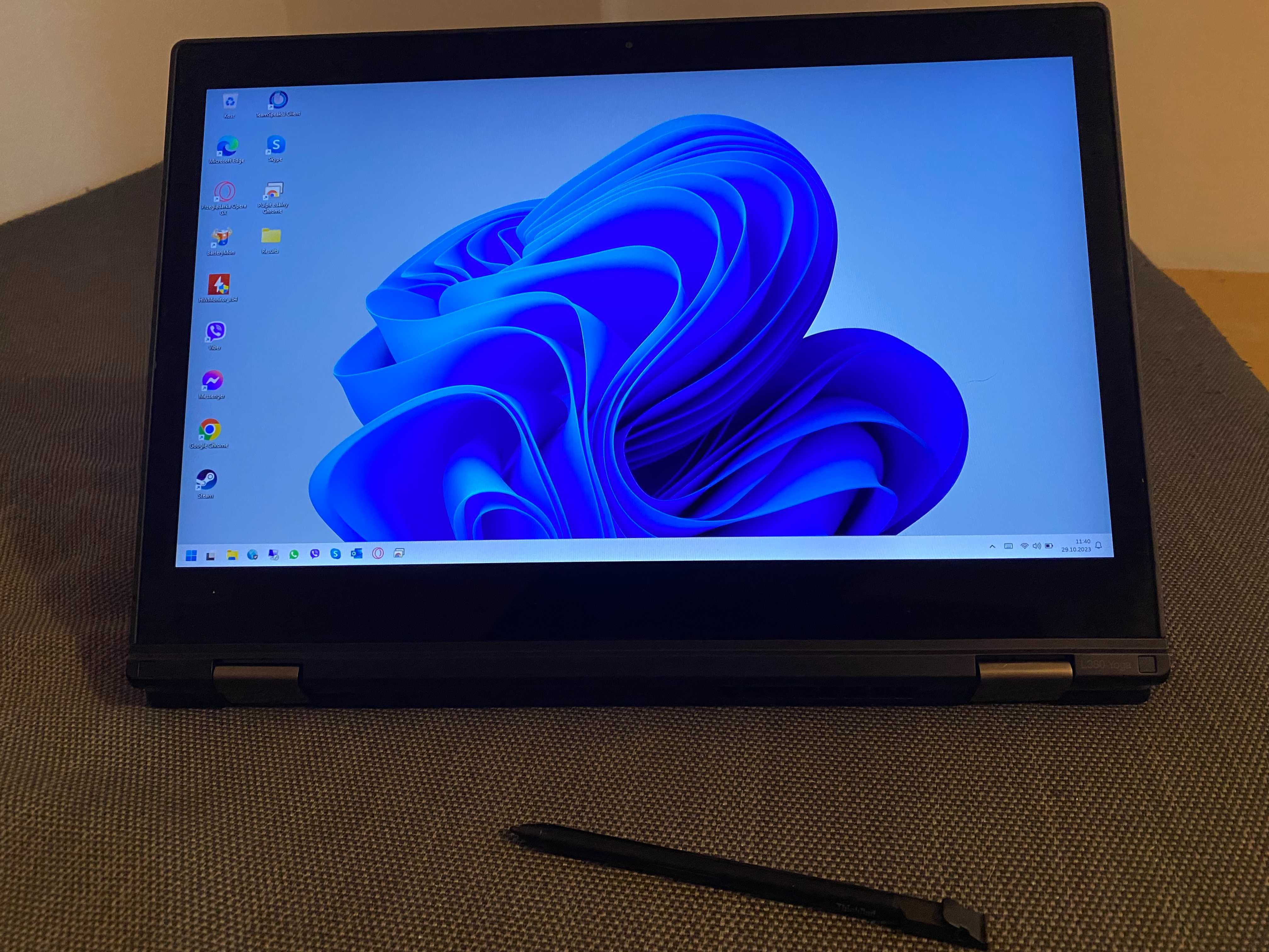 Laptop 2w1 Lenovo Thinkpad Yoga L380 Dotykowy i5 8gen 16GB RAM