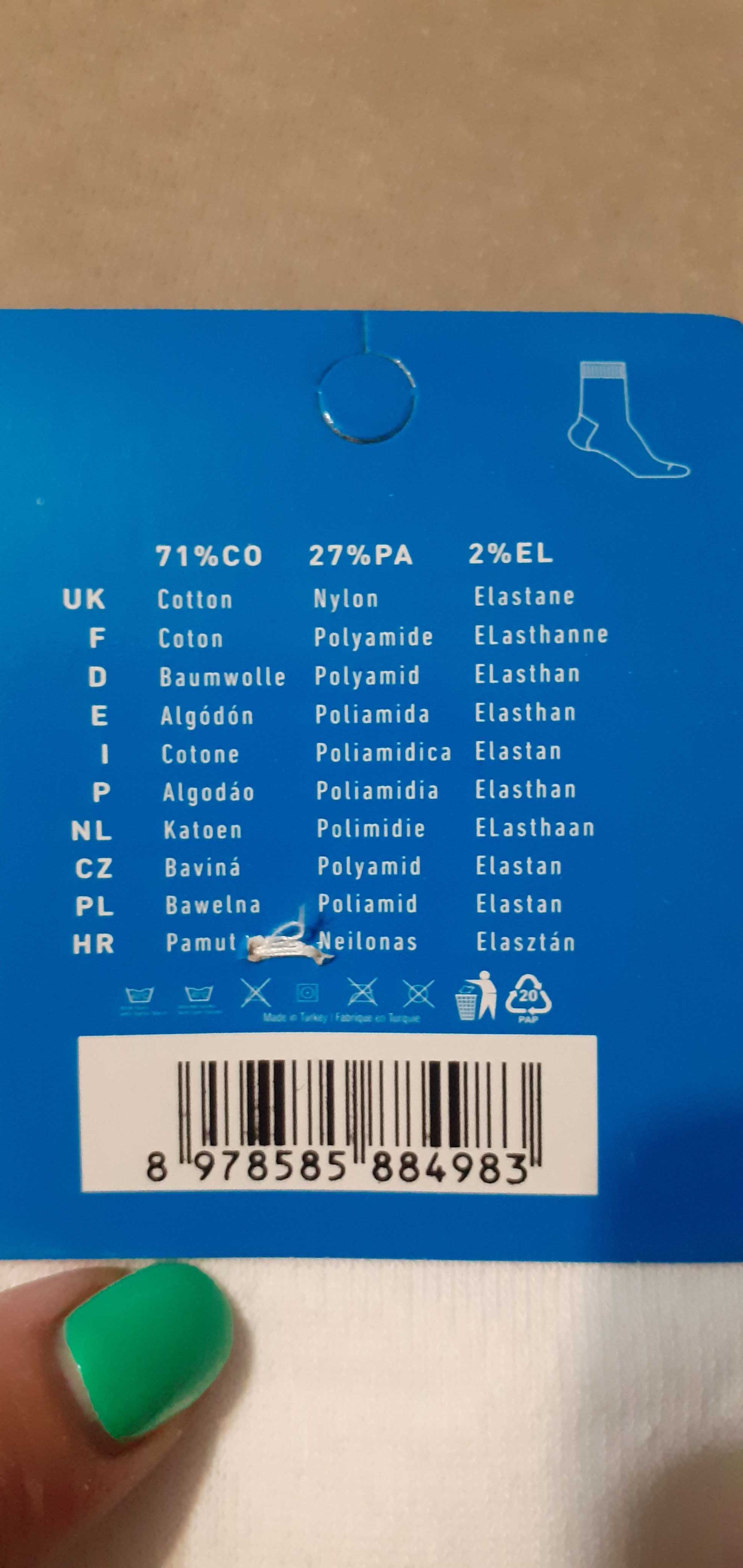 Skarpetk adidas złote