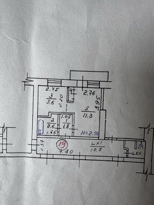 В продаже Стадионный проезд 12,2 комнатная гостинка