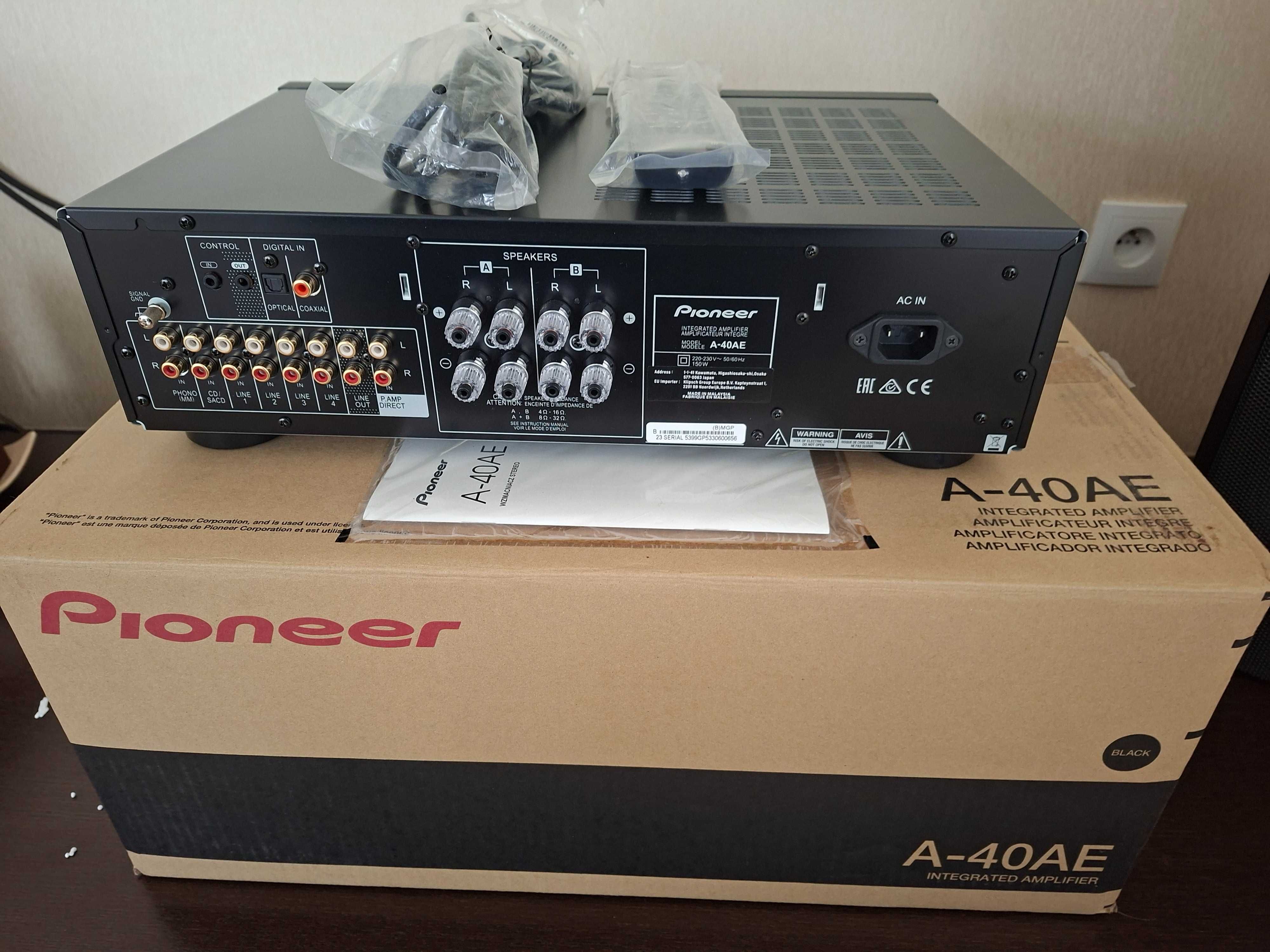 Стерео аудіо  підсилювач  PIONEER A-40 AE ( новий )