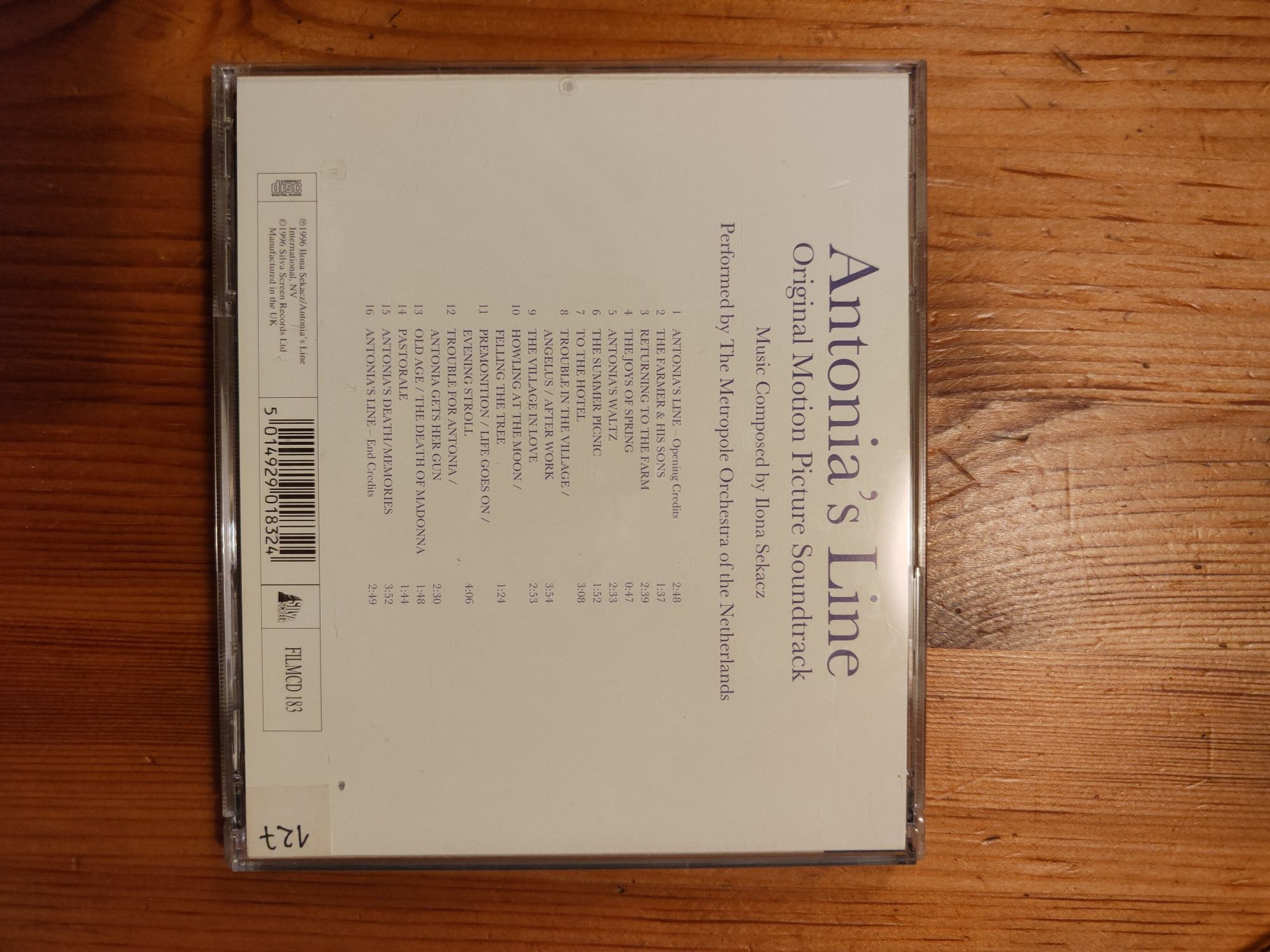 Antonia's Line Soundtrack CD