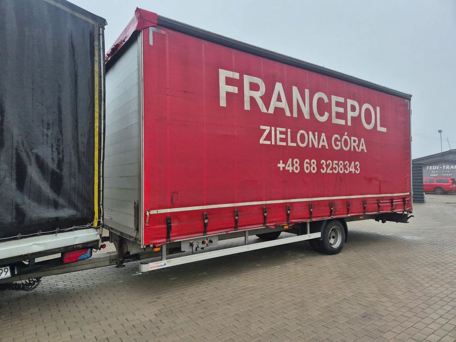 Konar JG3  PRZYCZEPA FIRANA CIĘŻAROWA tandem konar JG3 aluminiowa nowe opony drzw