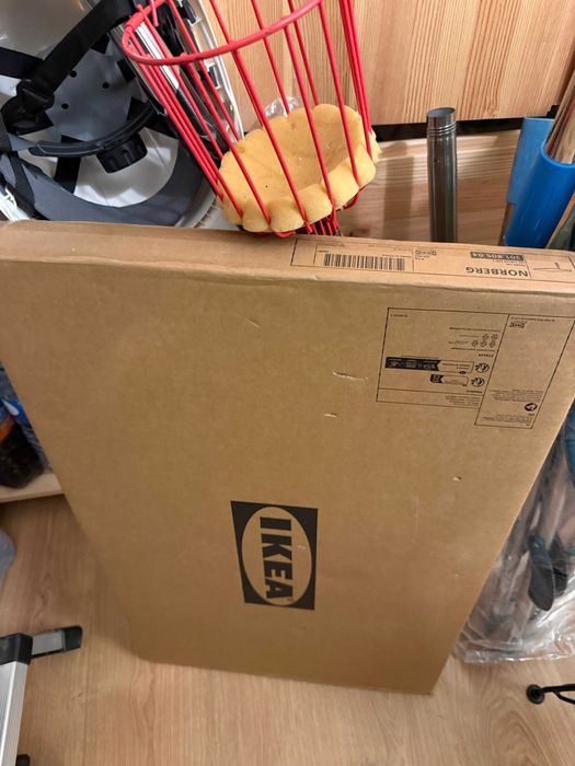 Mesa rebatível p/parede, branco NOVA na EMBALAGEM FECHADA