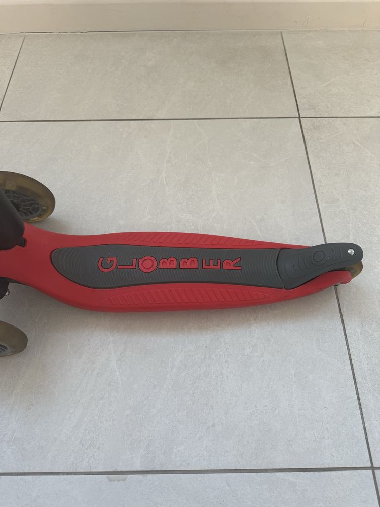 Самокат Globber Primo Foldable Lights New Red