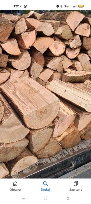 Drewno kominkowe opałowe suche