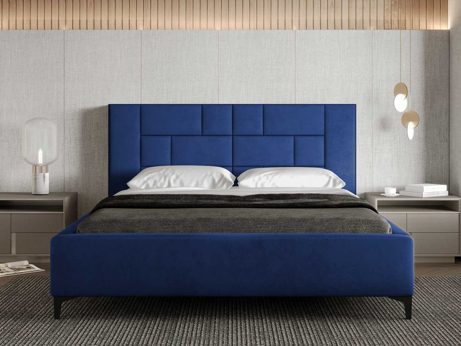 Łóżko Sypialniane z pojemnikiem + stelaż metalowy Porto PRODUCENT