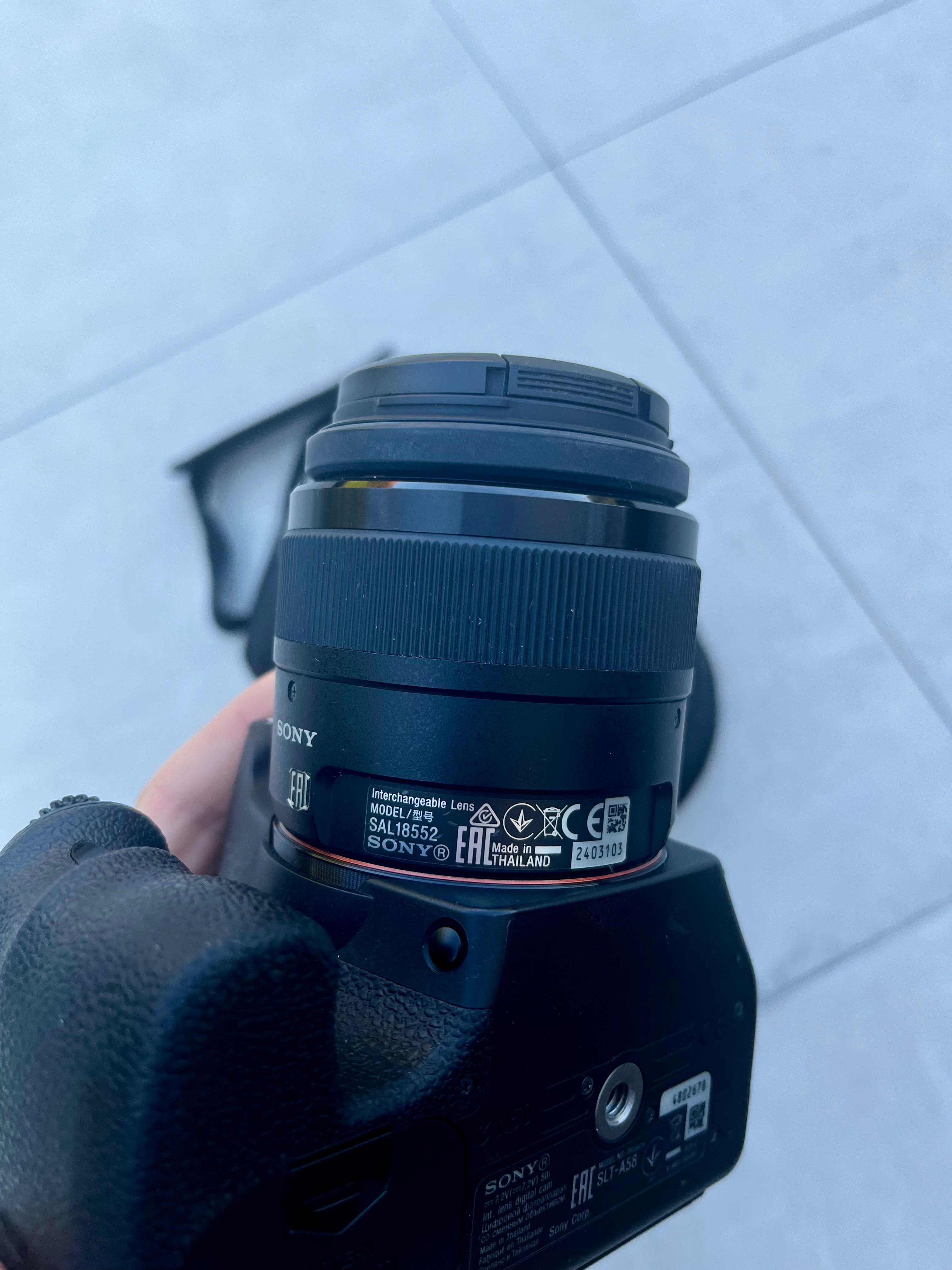 Sony Alpha SLT-A58 + futerał – aparat lustrzankowy w świetnym stanie
