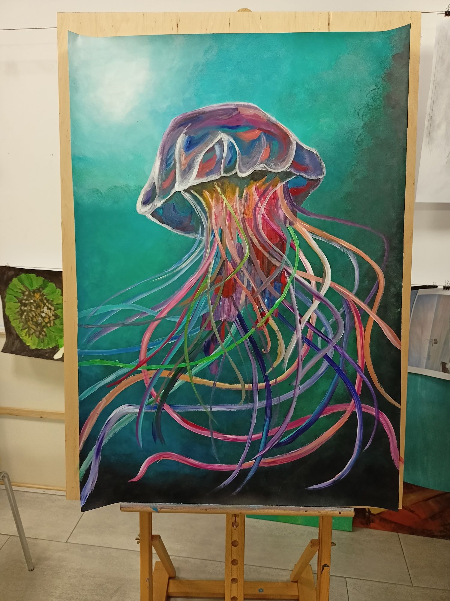 Obraz meduza B1 akryle