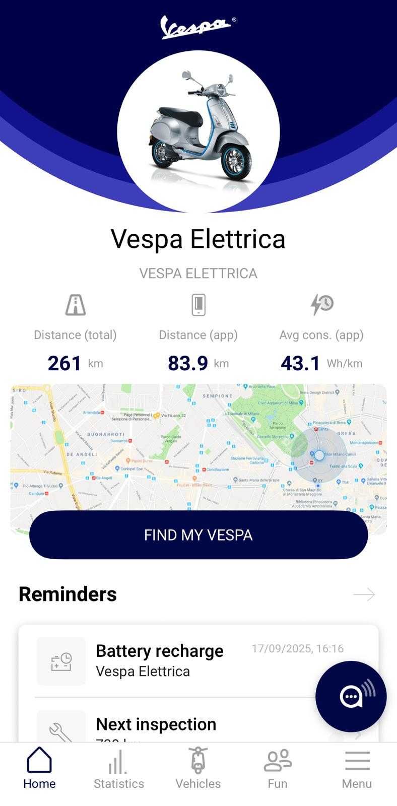 Vespa Elettrica 45