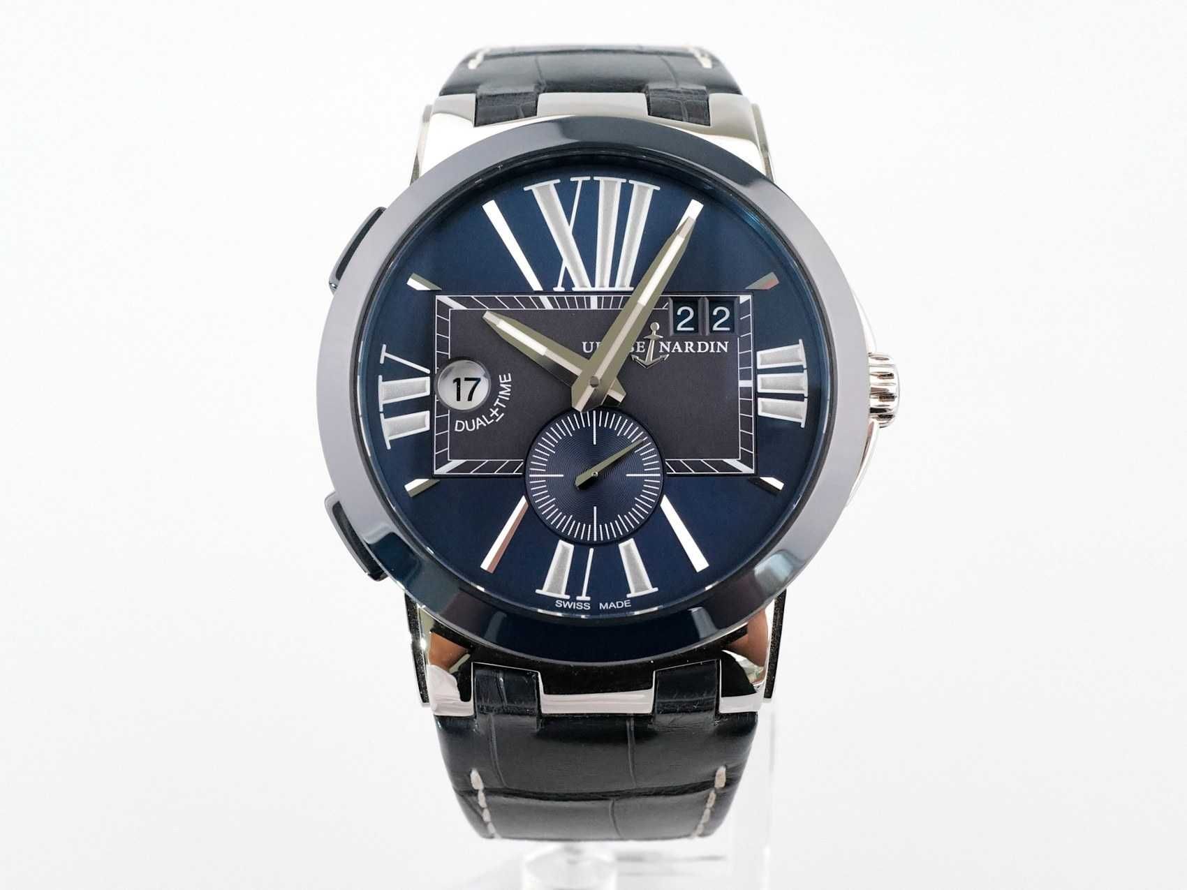 Ulysse Nardin Executive Dual Time Blue Dial