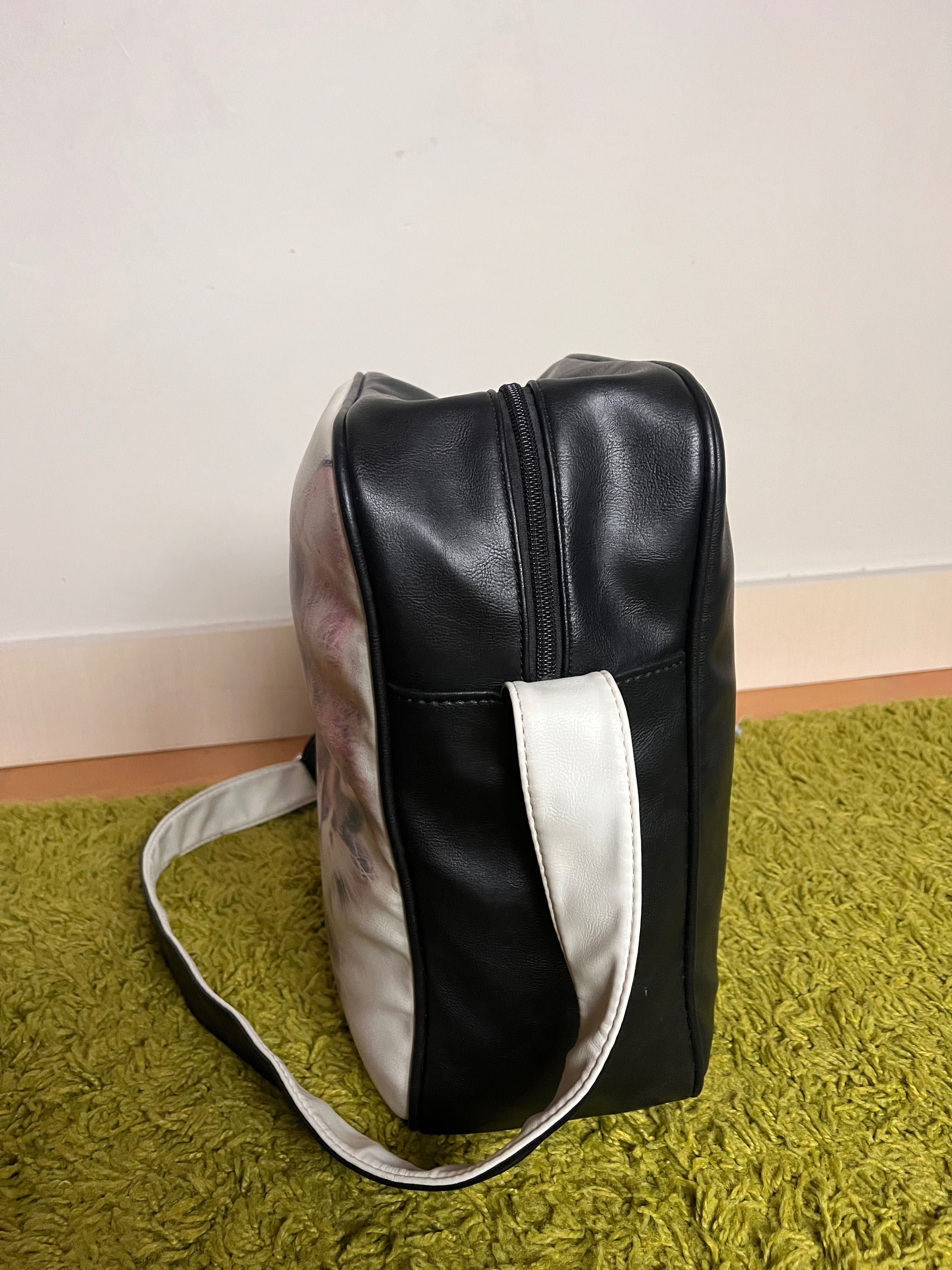 Torba z kotem skórzana