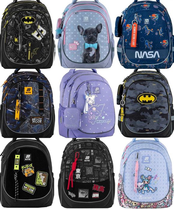 Набір Kite рюкзак пенал сумка для взуття SET K25-700M Kuromi