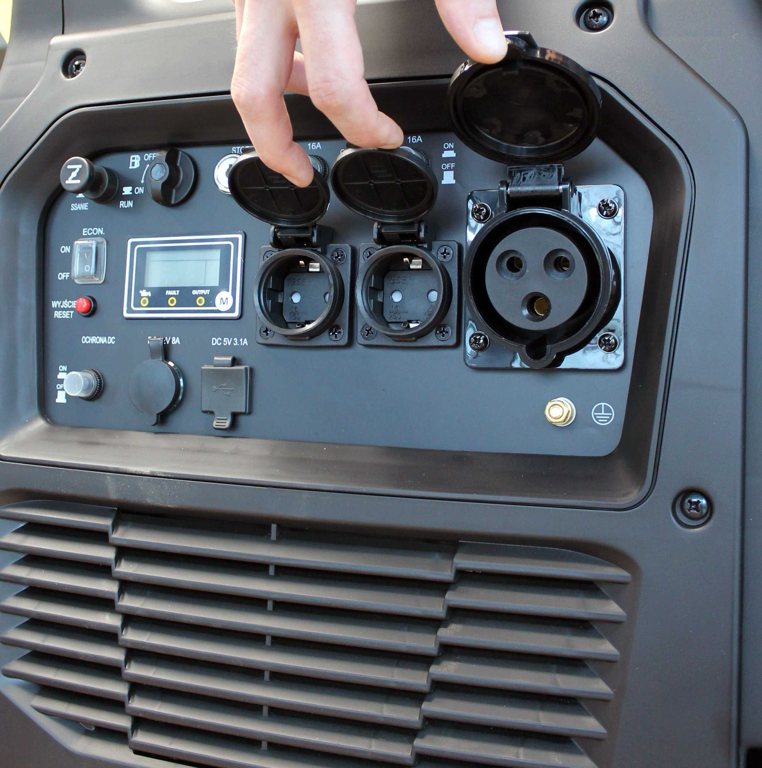 Generator Agregat Inwertorowy 7,7 kW Estart do kampera wystawowy